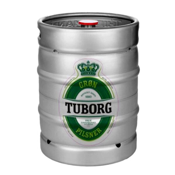 Grøn Tuborg Pilsner fustage 25 liter