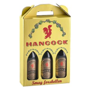 Gaveaeske-3x-HancockBeer-70-cl Gaveæske - 3x 0,7l Hancock øl